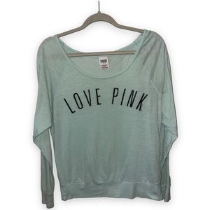 Small Seafoam Oversized Shirt - PINK Victoria’s Secret